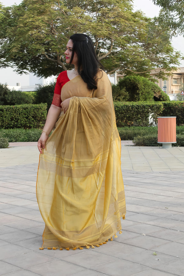 Tissue Linen Sarees
