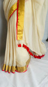 Mul Mul Cotton Jori Border Sarees