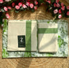Kerala Cotton Set Mundu with Blouse Peace - Green Kara