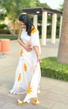 Mul Cotton Hand Painted Big Pompom Sarees