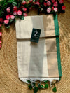 Mul Mul Cotton Jori Border Sarees