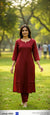Slub cotton 2pc kurti set